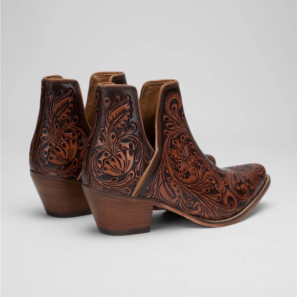 Loyal West x Myra Handtooled Booties - Picture 3 of 5